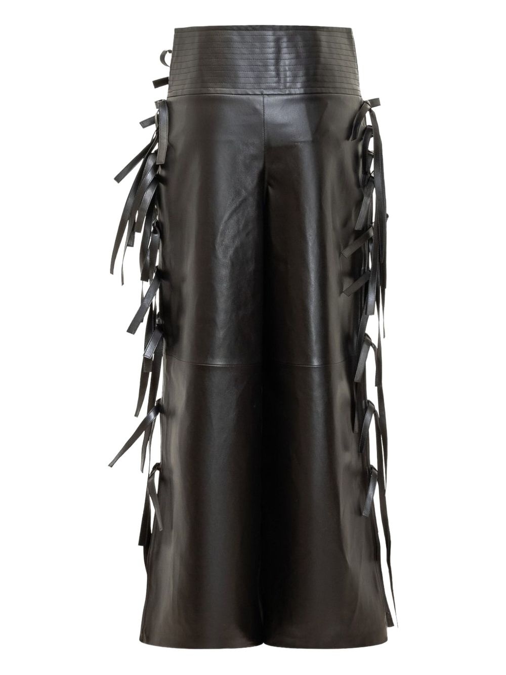 bow-detail trousers - 2