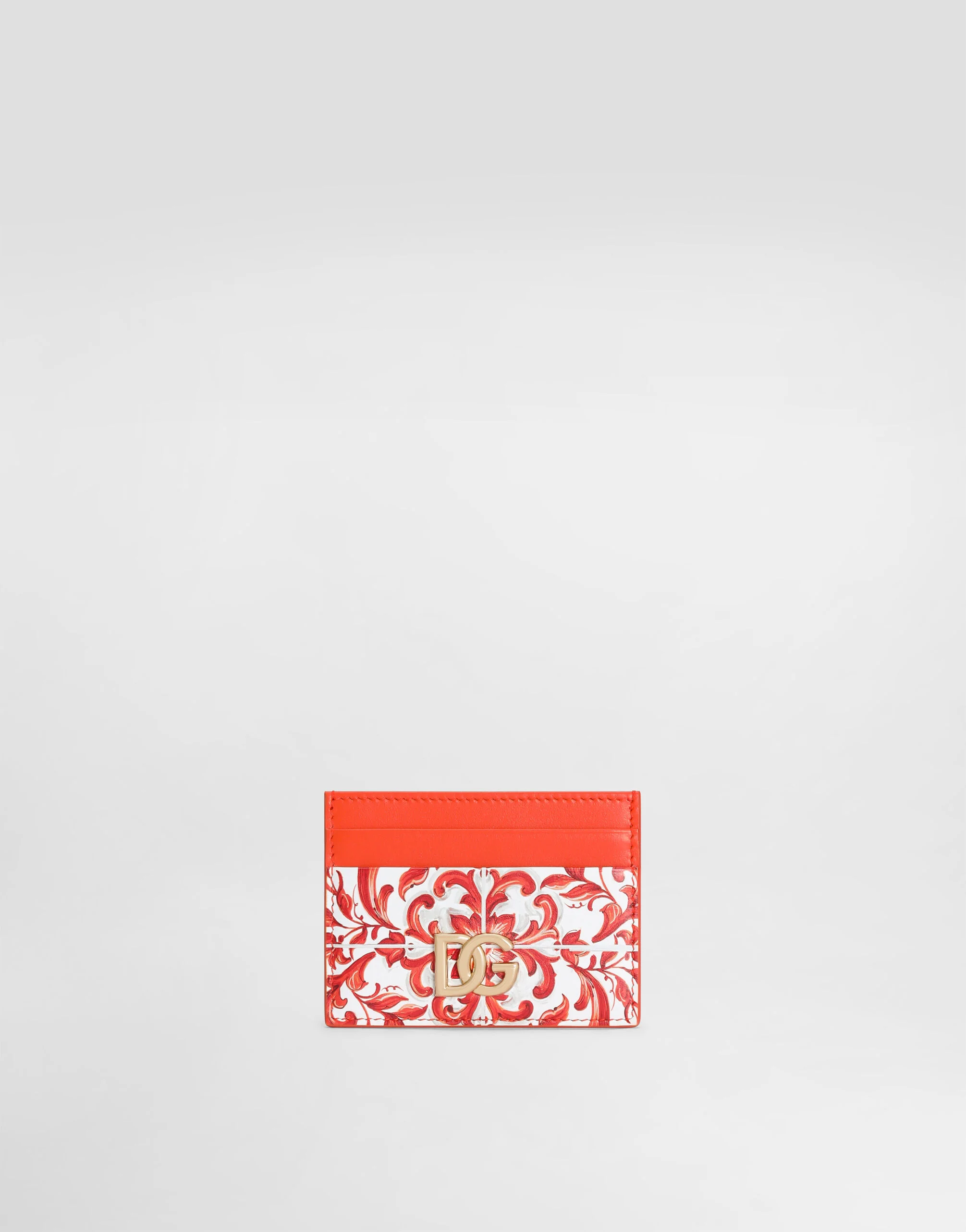 3.5 card holder in majolica-print calfskin - 1