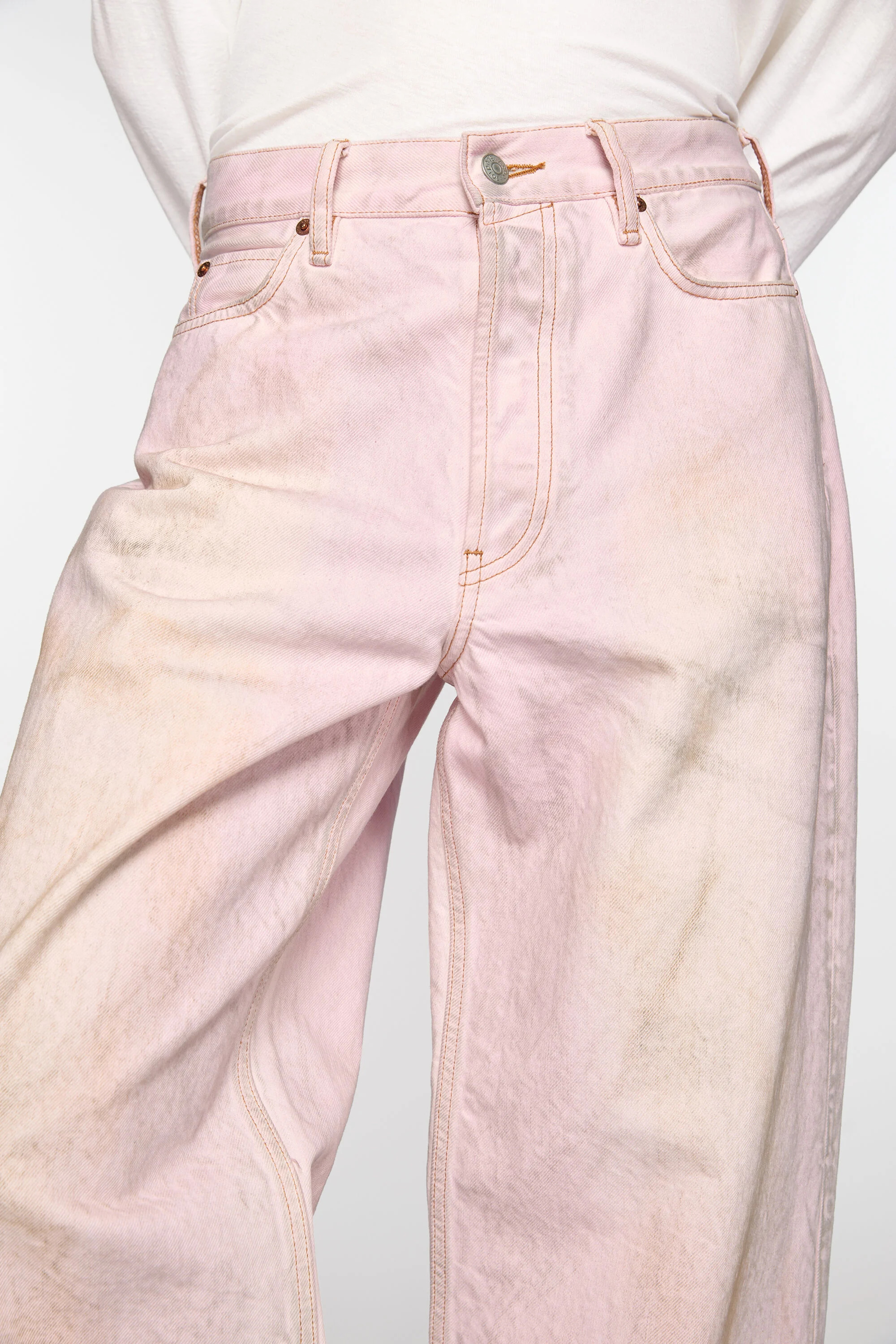 Baggy fit jeans - 1981 - Pale Pink - 6