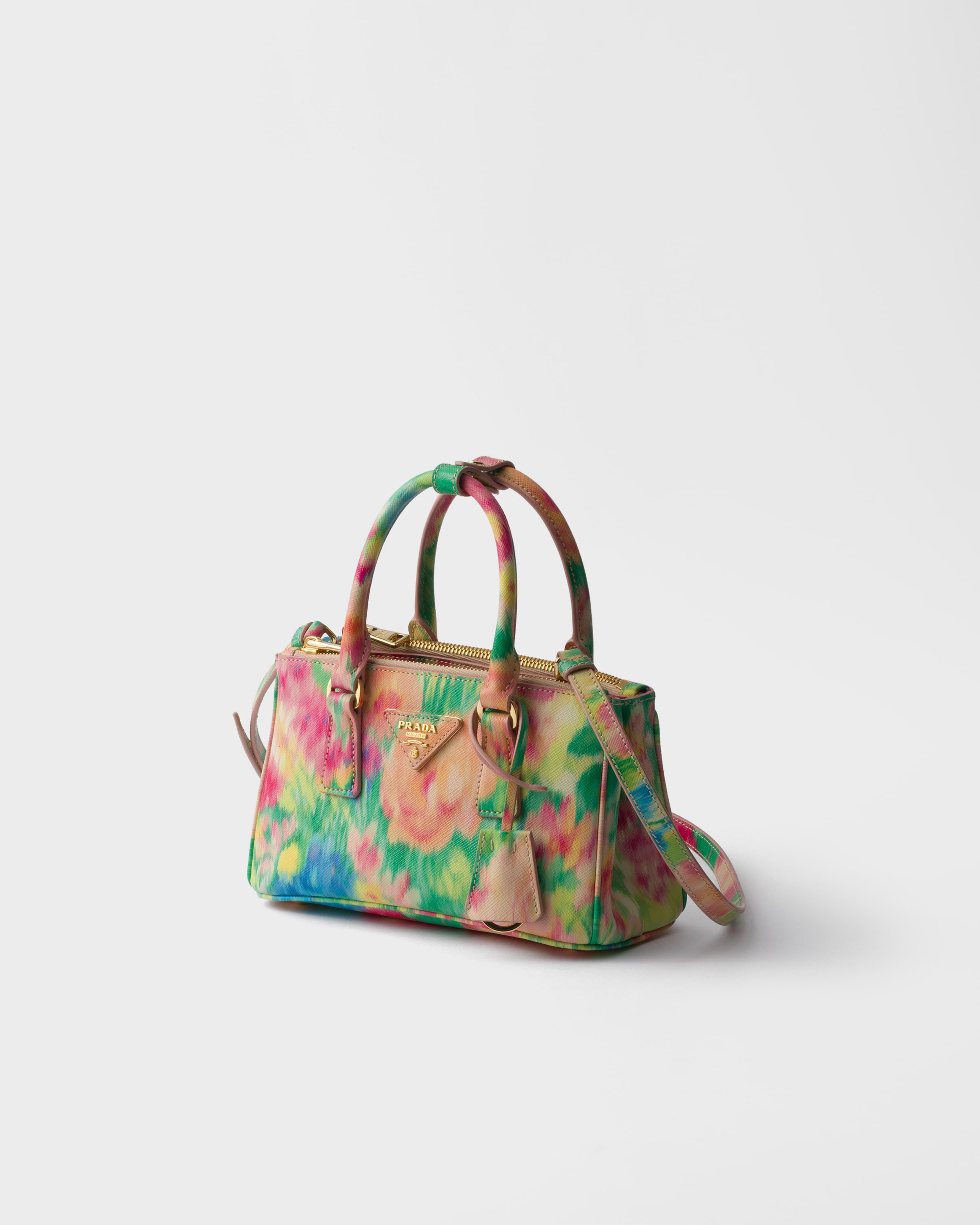 Prada Galleria printed Saffiano leather mini-bag - 3