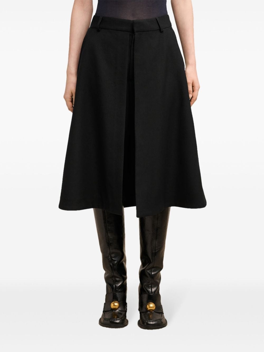 paneled knee-length shorts - 5