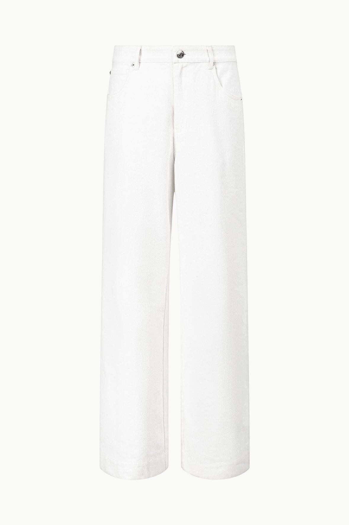 STAUD GRAYSON PANT WHITE - 1
