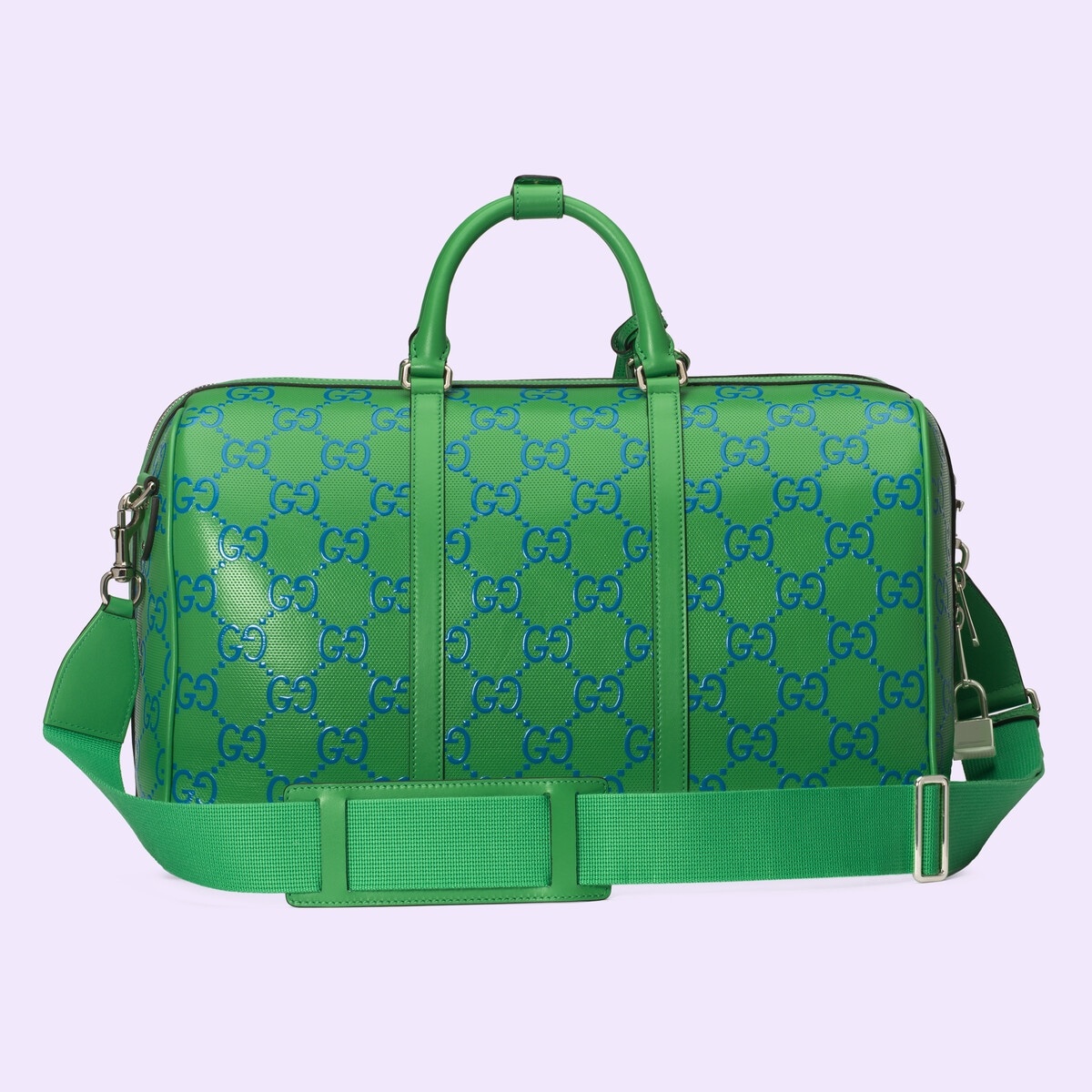 GG embossed duffle bag - 4