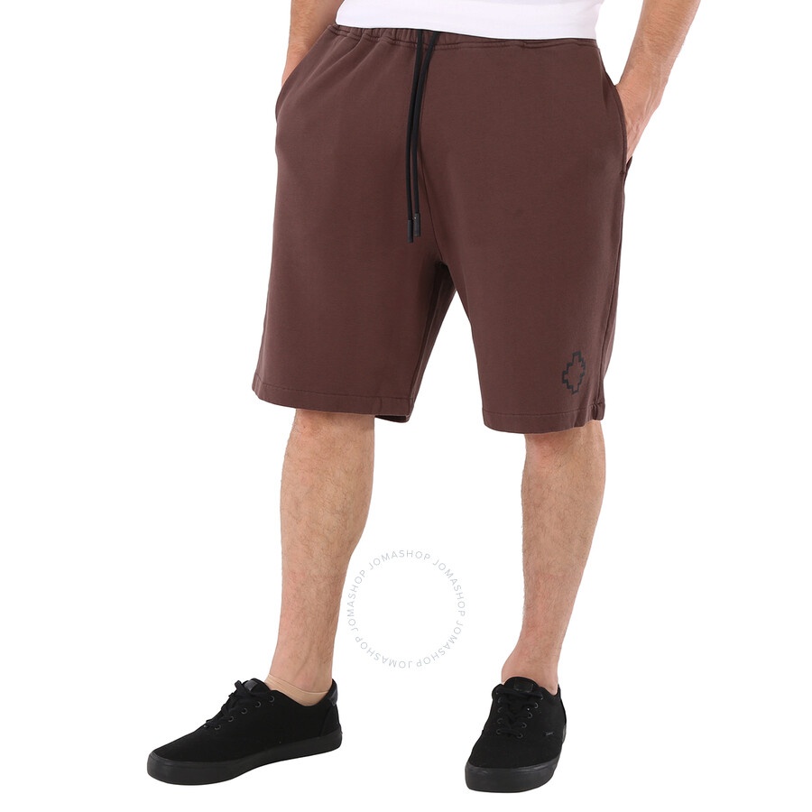 Marcelo Burlon Men's Tempera Cross Cotton Basket Shorts - 5