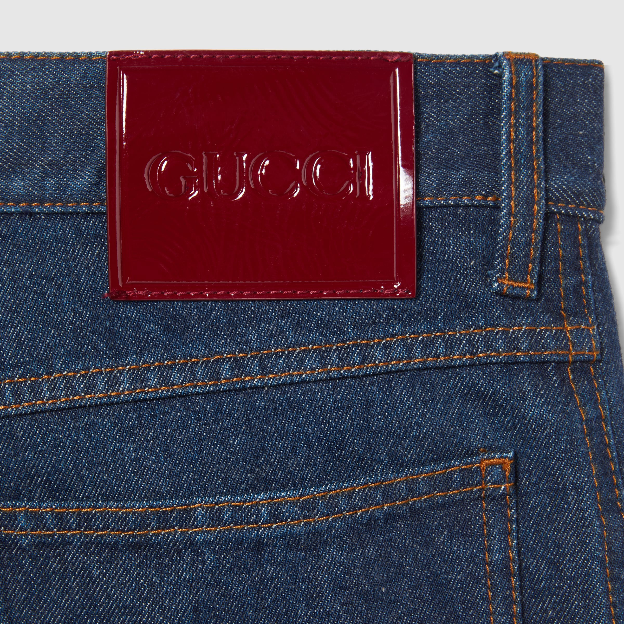 Cropped denim pant - 7