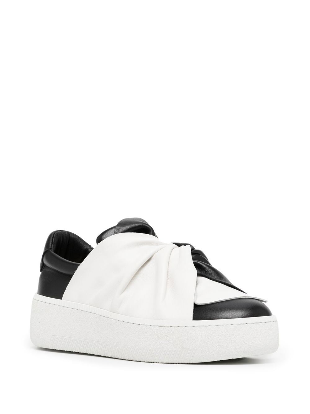 knot-detail slip-on sneakers - 2
