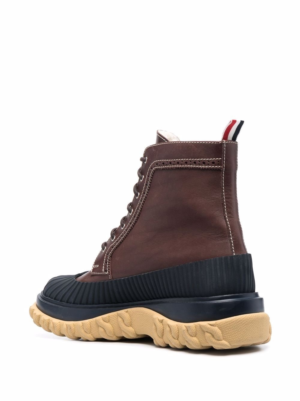 Longwing panelled Duck boots - 3