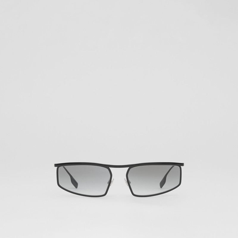 Logo Detail Rectangular Frame Sunglasses 1