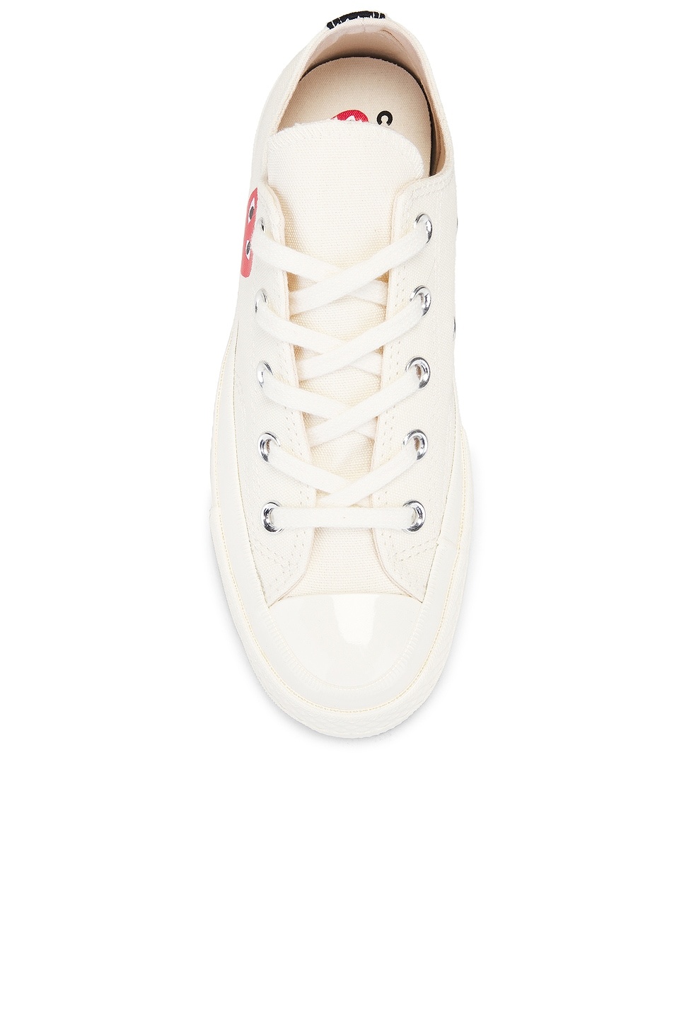 Small Red Heart Low Top Sneaker - 4