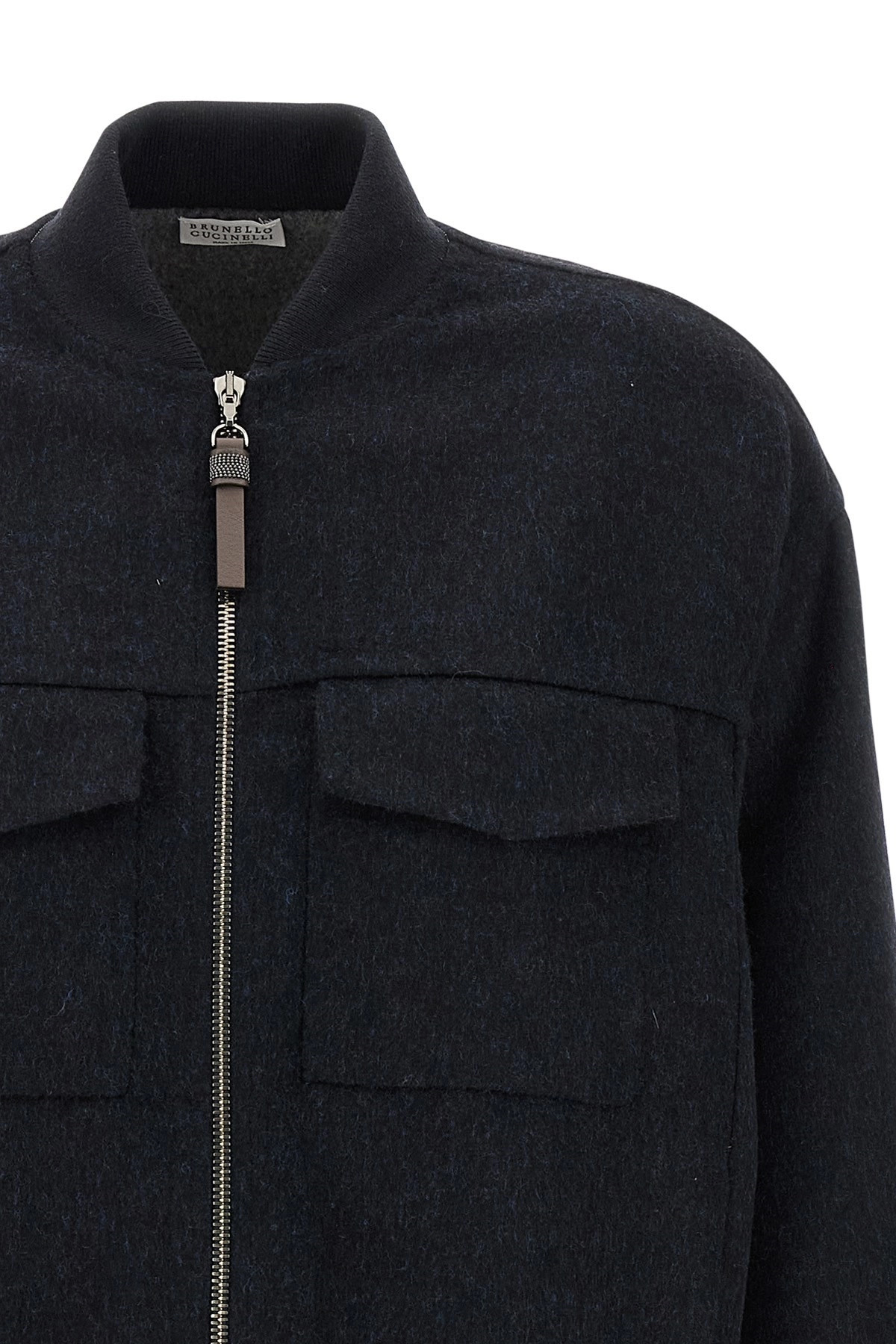'Shiny Zipper Pull' bomber jacket - 3