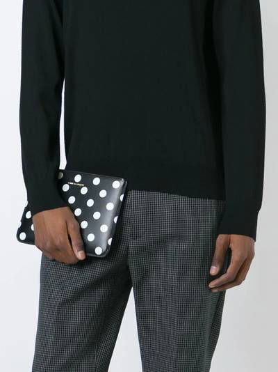 Comme Des Garçons polka dot clutch outlook