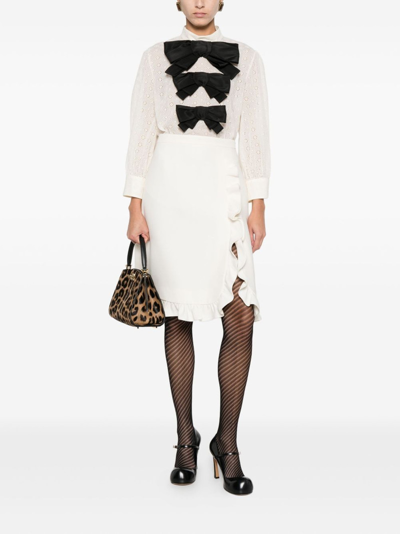 Valentino Daisy bow blouse outlook