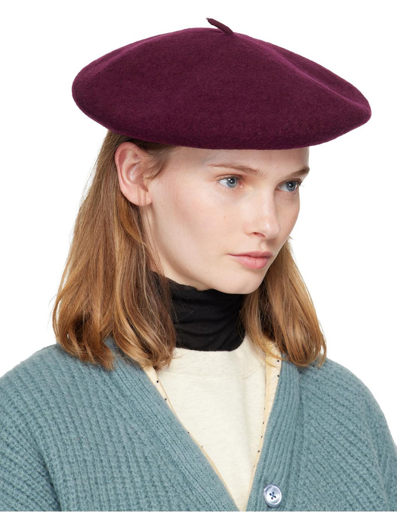 UNDERCOVER Burgundy Kijima Takayuki Edition Wool Beret outlook