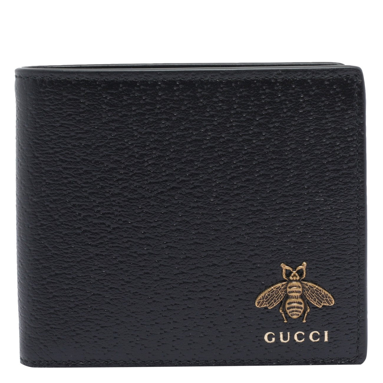 Gucci Men Animalier Logo Leather Wallet - 1