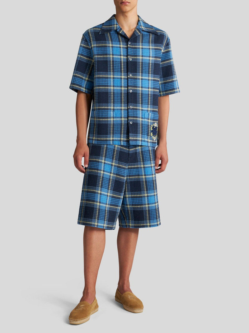 Etro CHECK JACQUARD BERMUDA SHORTS outlook
