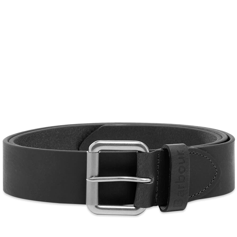 Barbour Matt Leather Belt - 1