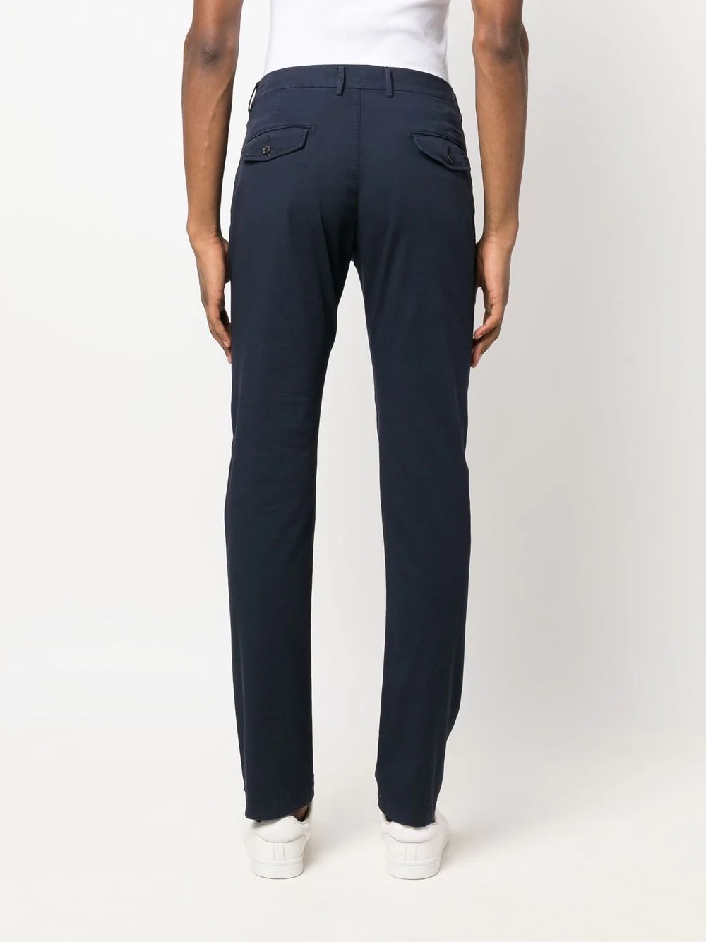 straight-leg tailored trousers - 4