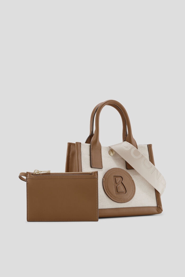 Rigi Liva Handbag in Brown/Sand 2