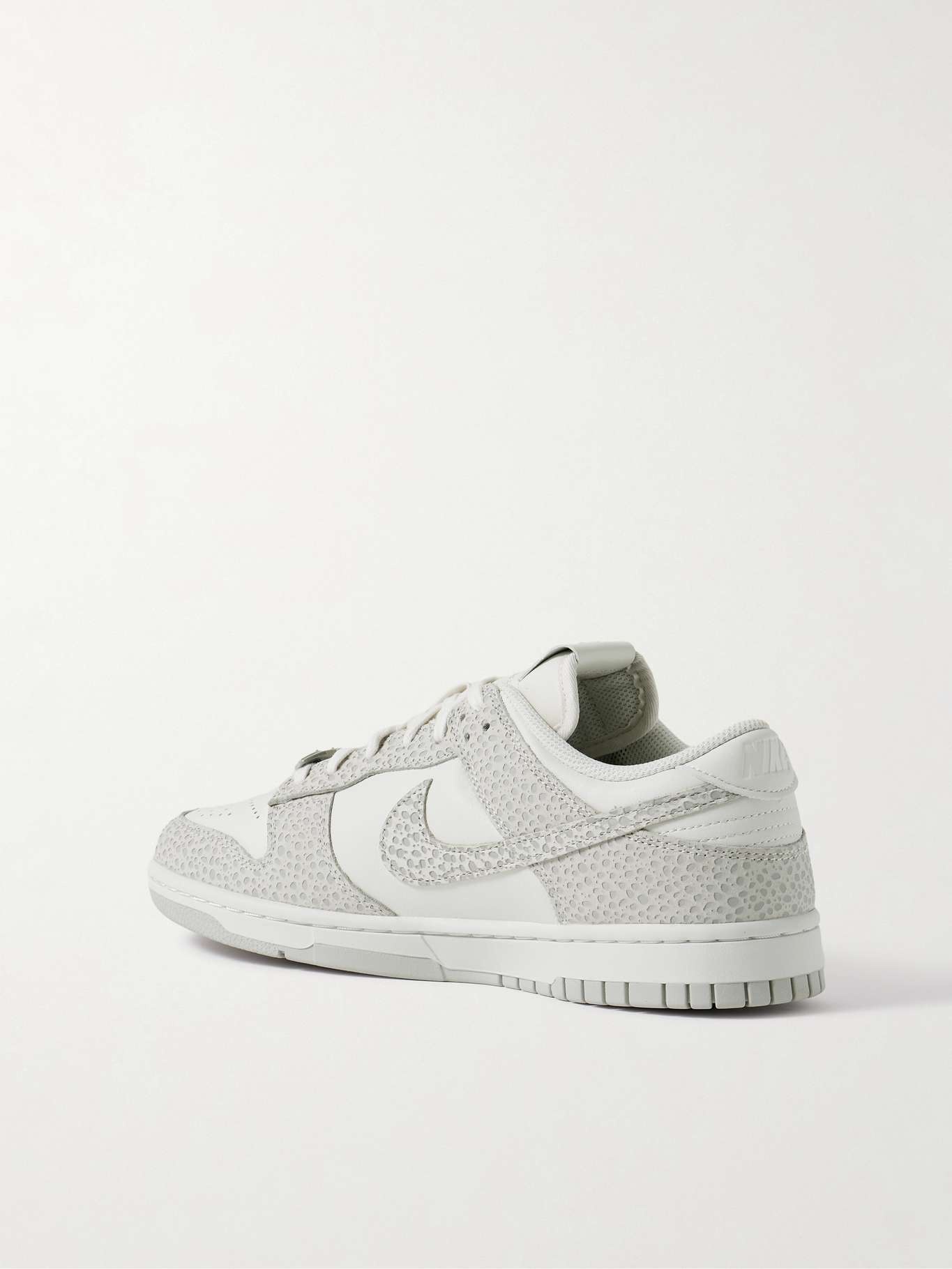 Dunk Low PRM smooth and textured-leather sneakers - 3