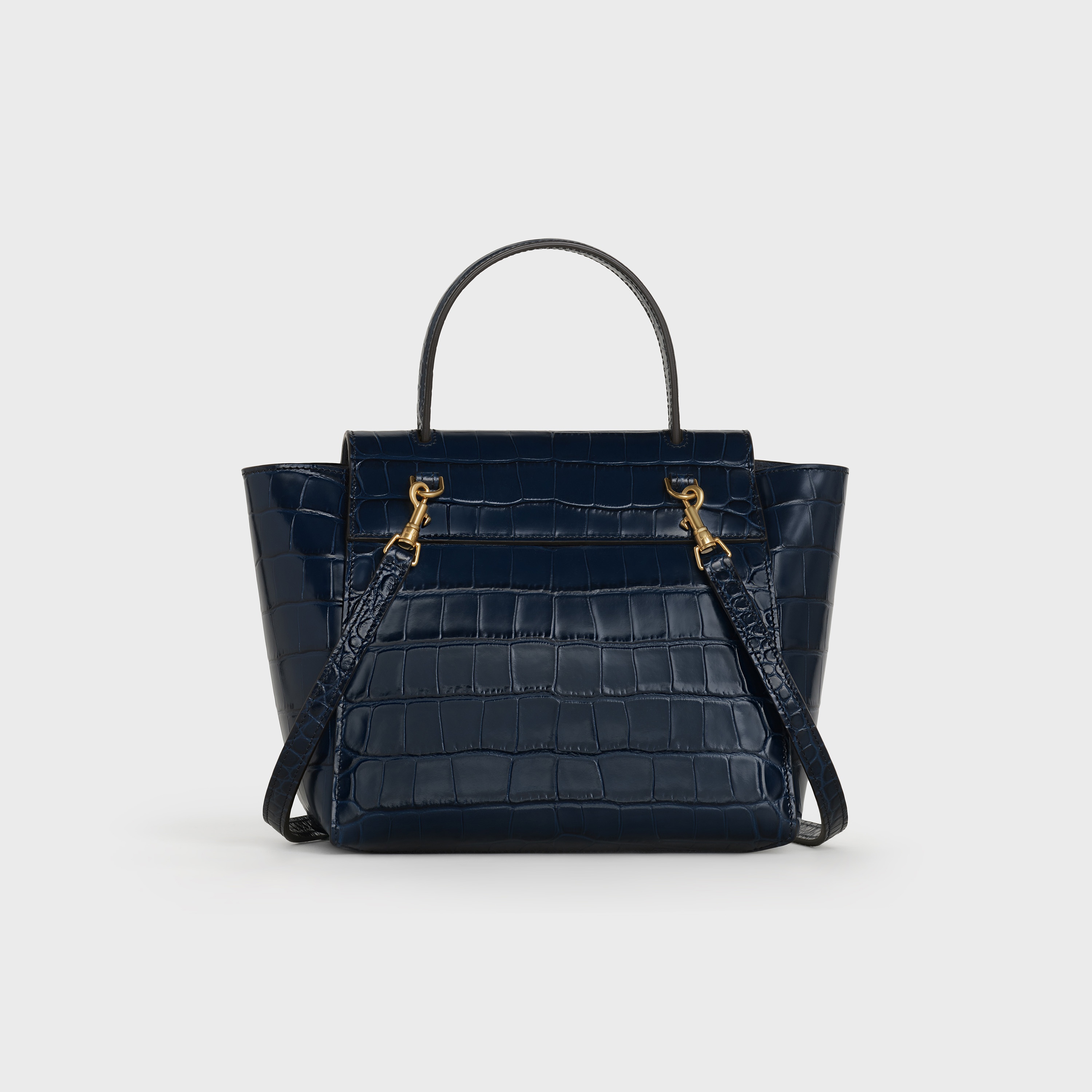 Nano Belt bag in Crocodile Embossed Calfskin - 3