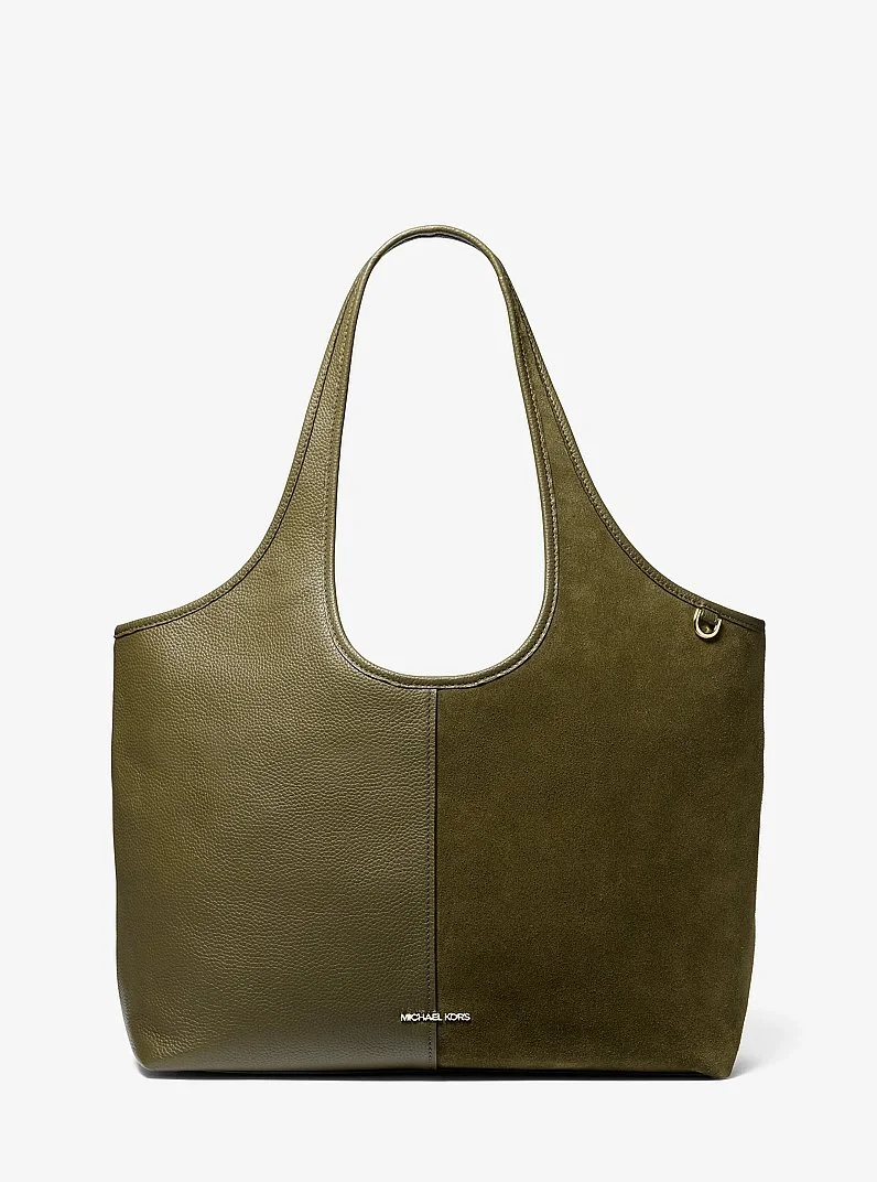 Henly Large Leather and Suede Tote Bag - 1