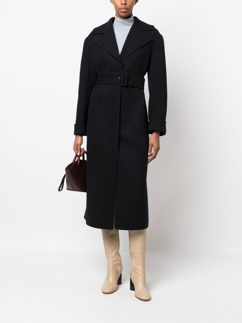 Jil Sander long-sleeve belted wool coat outlook