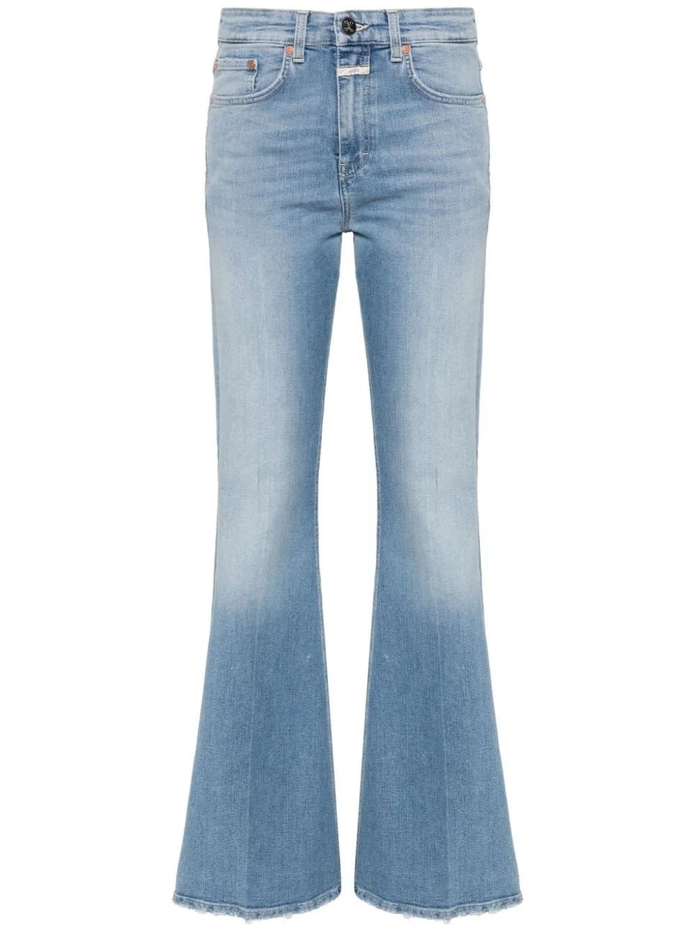 mid-rise bootcut jeans - 1