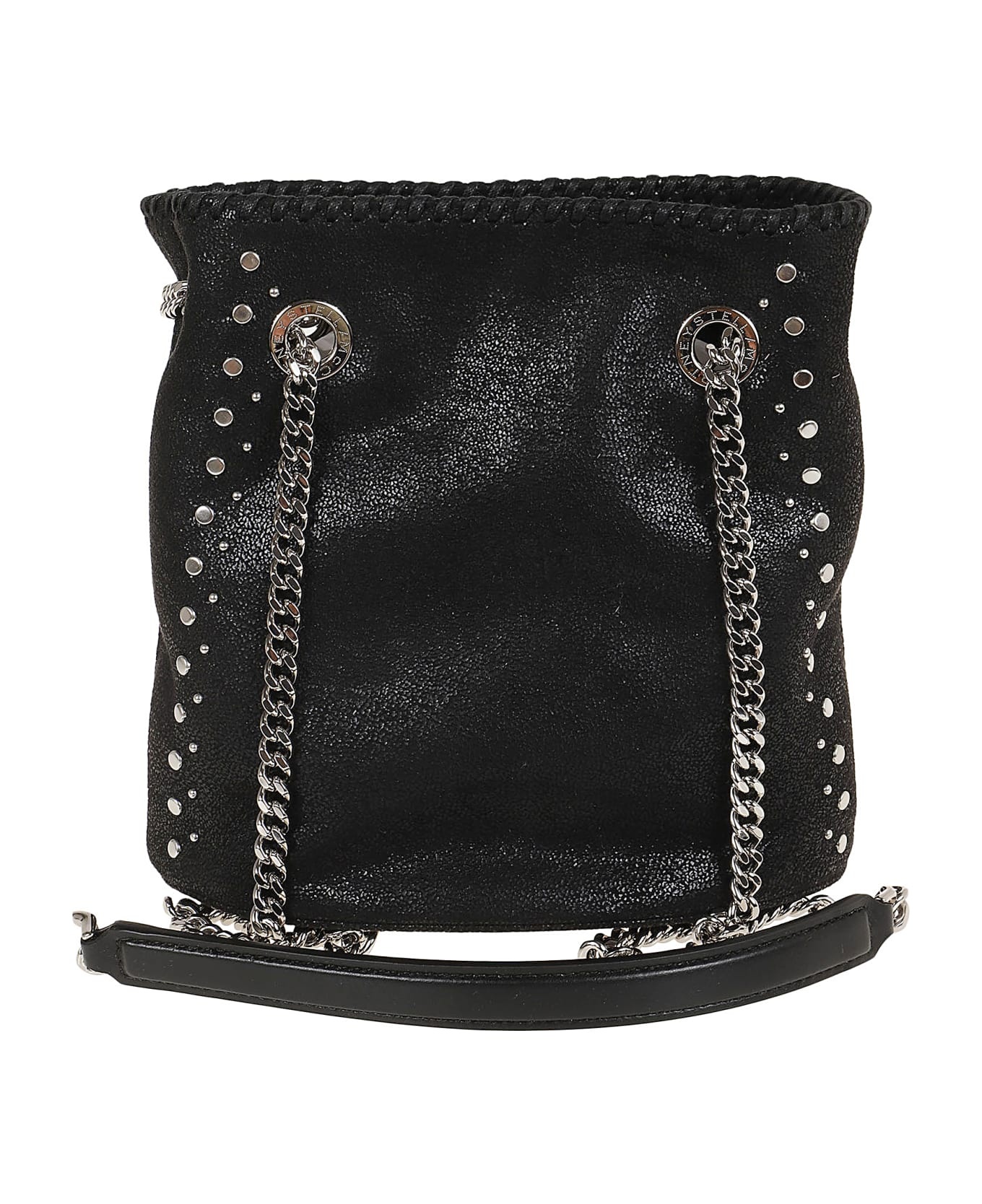 Falabella Logo Charm Studded Bucket Bag - 3