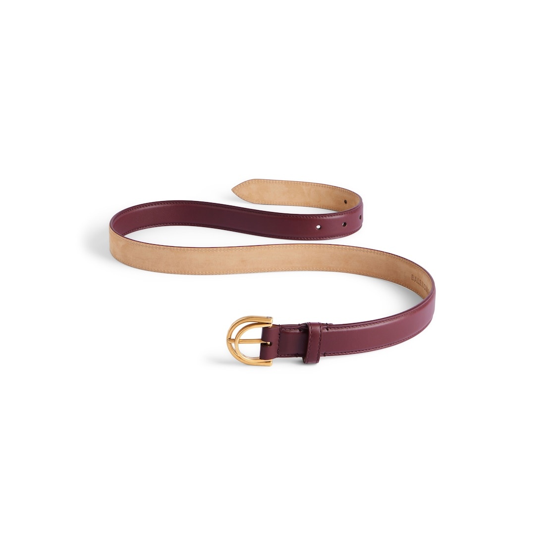Women's Rodeo Belt  in Dark Burgundy - 2