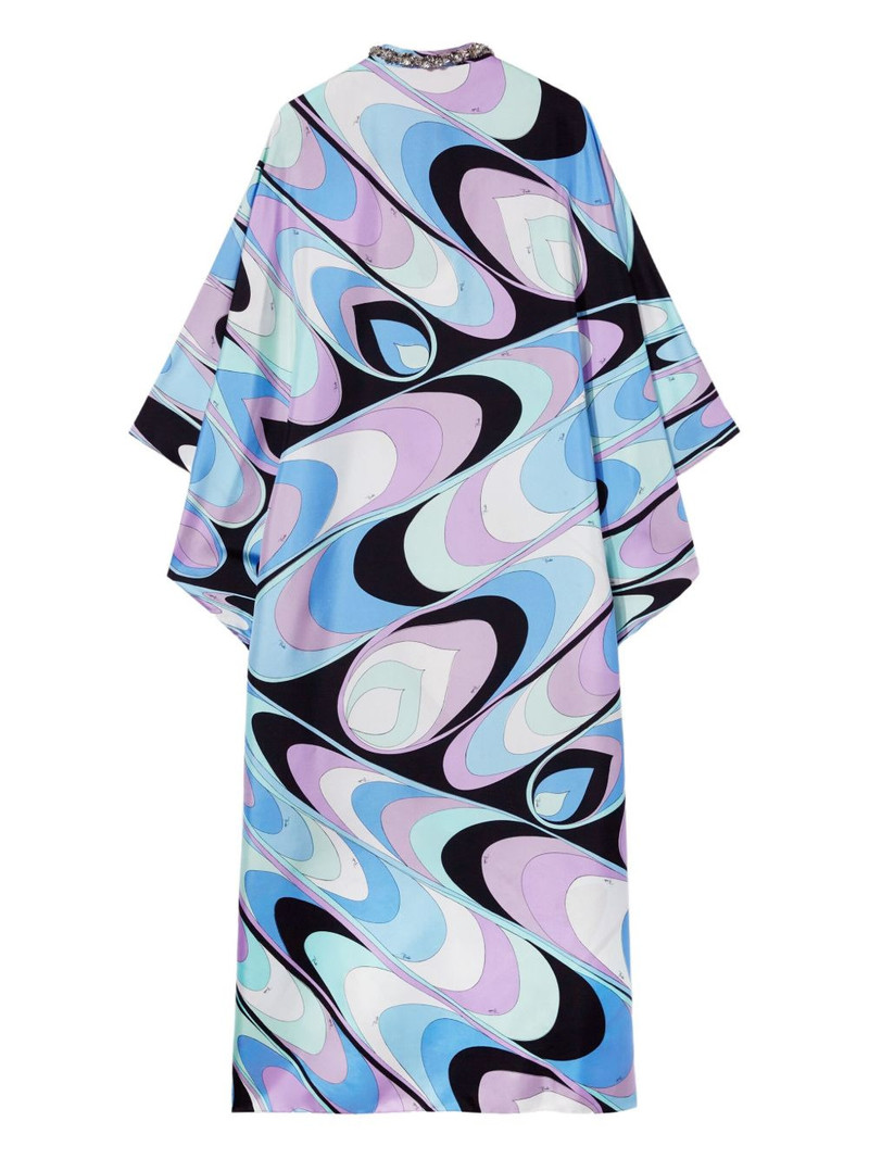 PUCCI onde-print silk-twill dress outlook