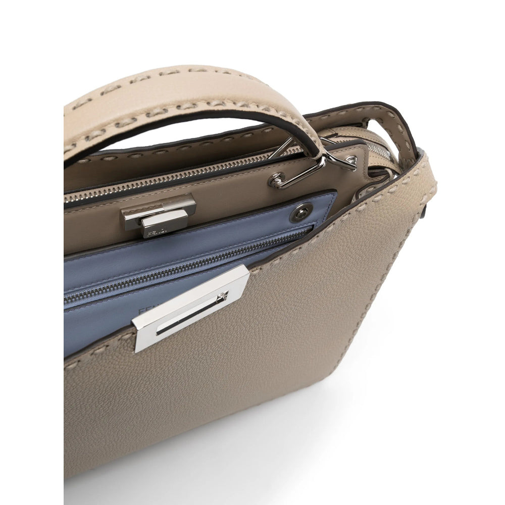 Fendi Neutrals Tote Bags Men - 2