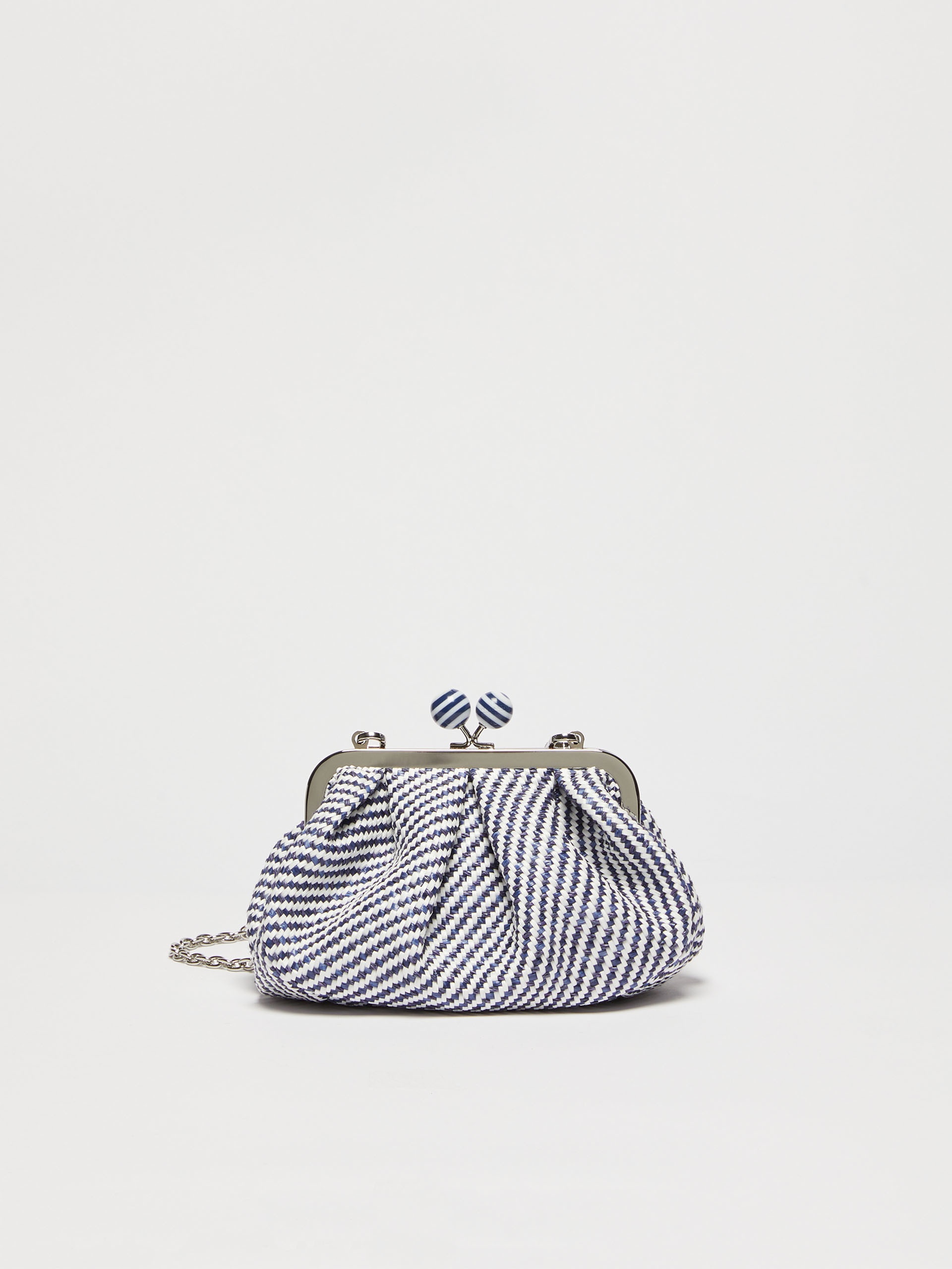 QUINCY Small Pasticcino Bag in raffia - 1