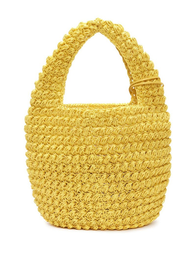 JW Anderson large Popcorn crochet-knit tote bag outlook