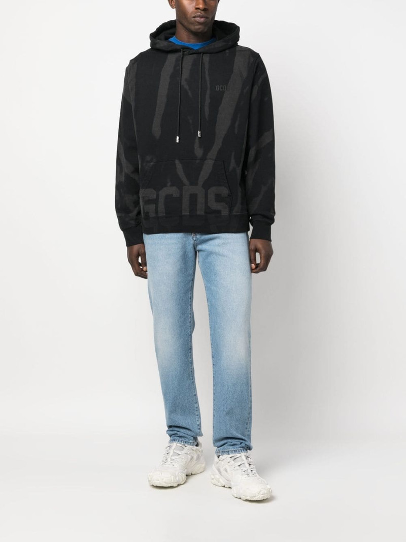 GCDS low-rise straight-leg jeans outlook