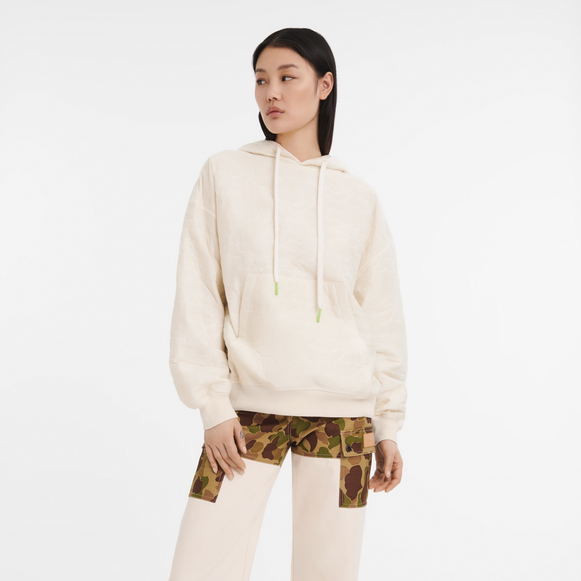 Hoodie Ecru - Jersey - 2