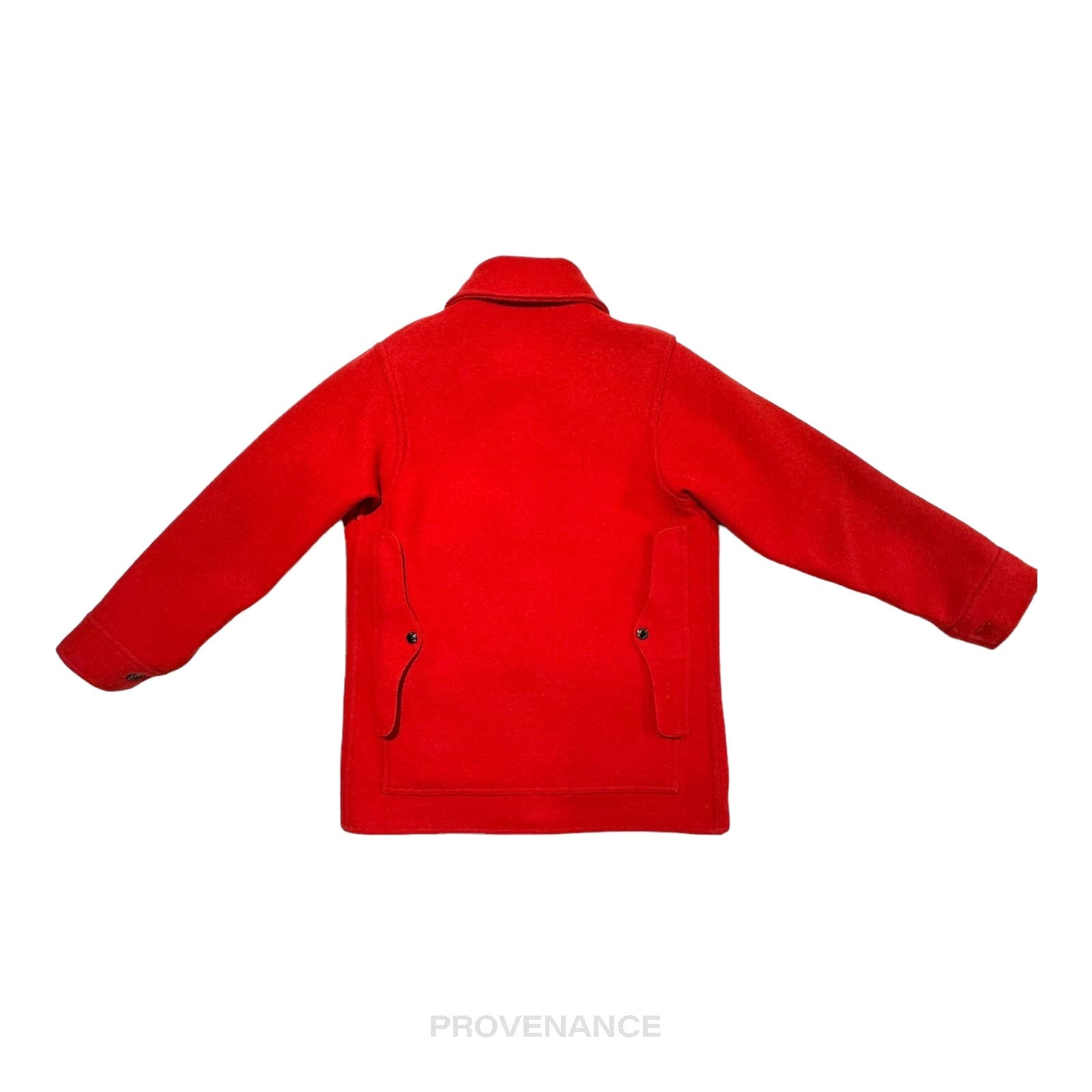 Filson Mackinaw Wool Cruiser Jacket - Scarlet Red W10 - 4