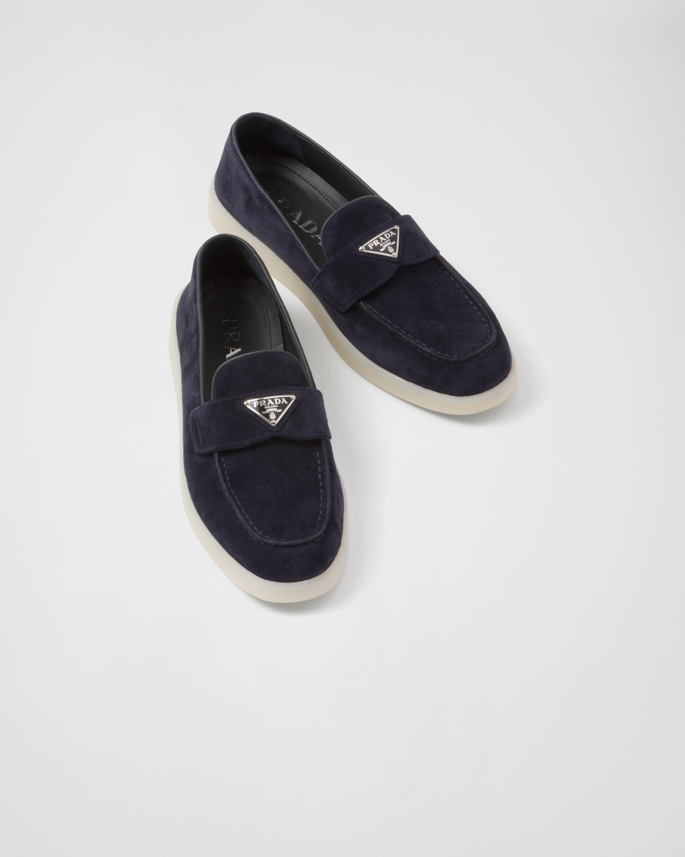 Suede leather loafers - 4