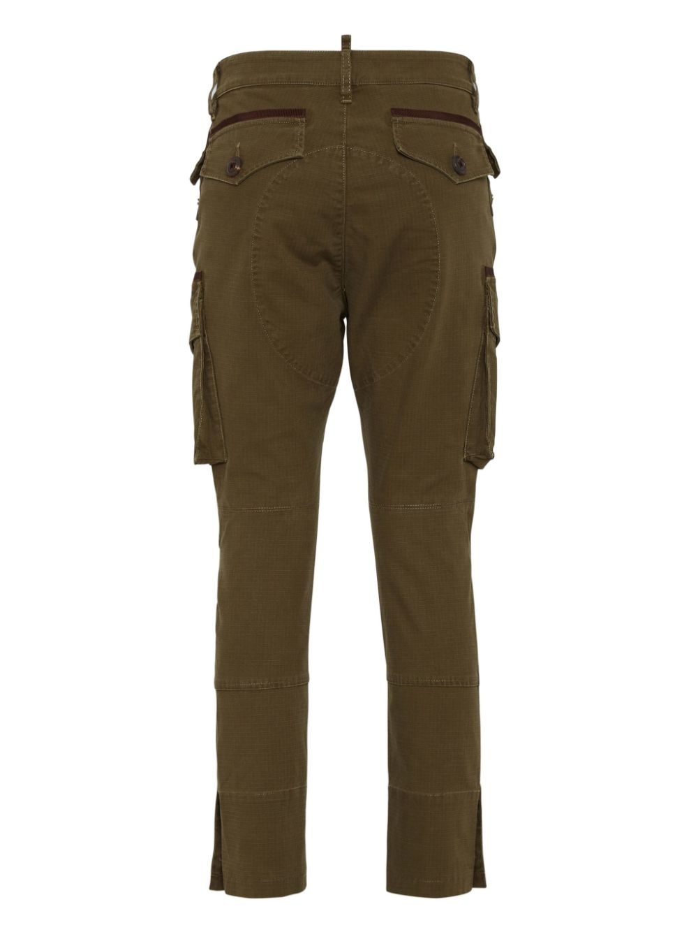 straight-leg cargo trousers - 2