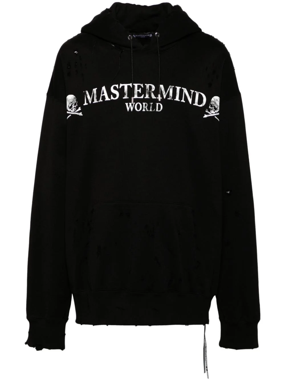 logo-print hoodie - 1