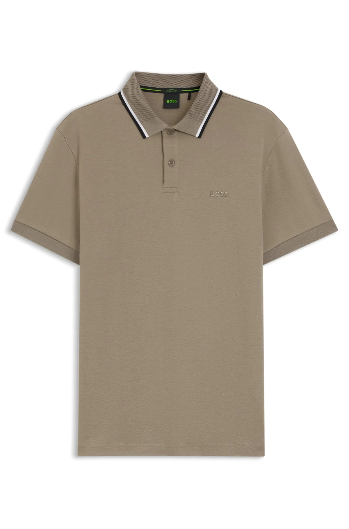 PADDY SLIM-FIT POLO SHIRT IN INTERLOCK COTTON - 1