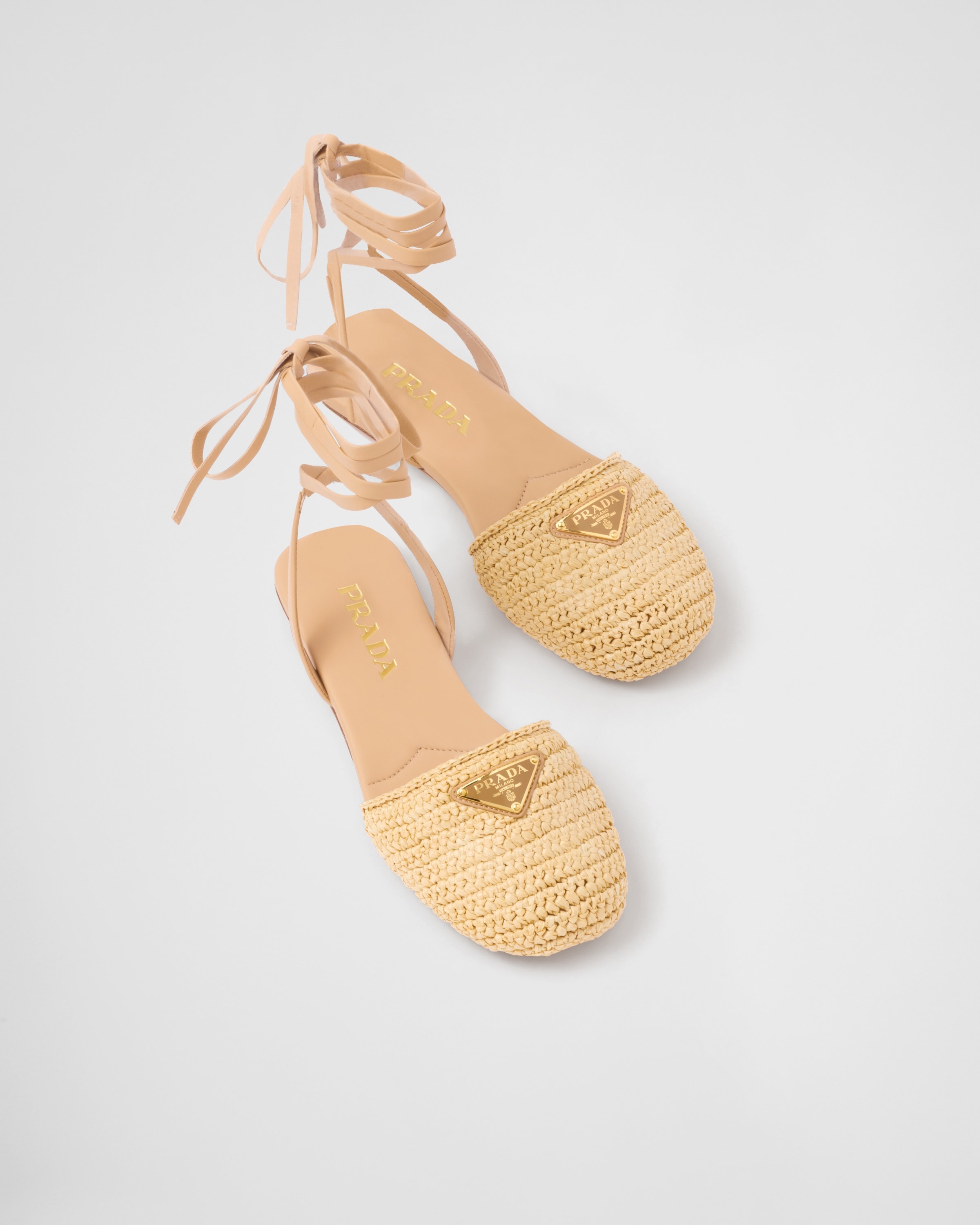 Crochet flat sandals - 4