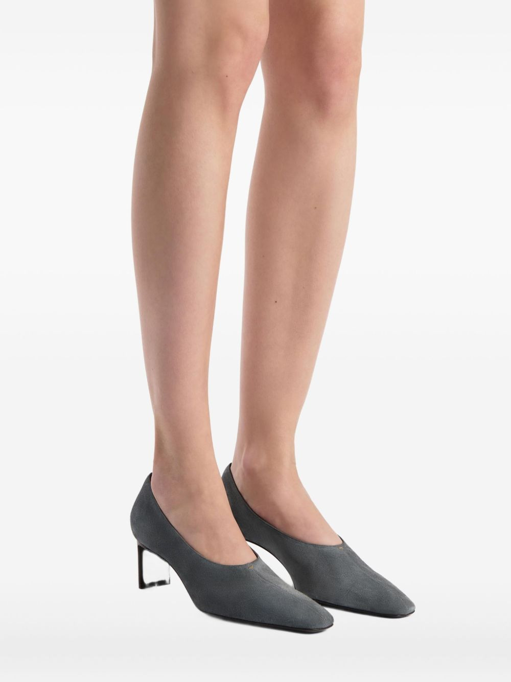 50mm  Cecilia square-pointed toe pumps - 5