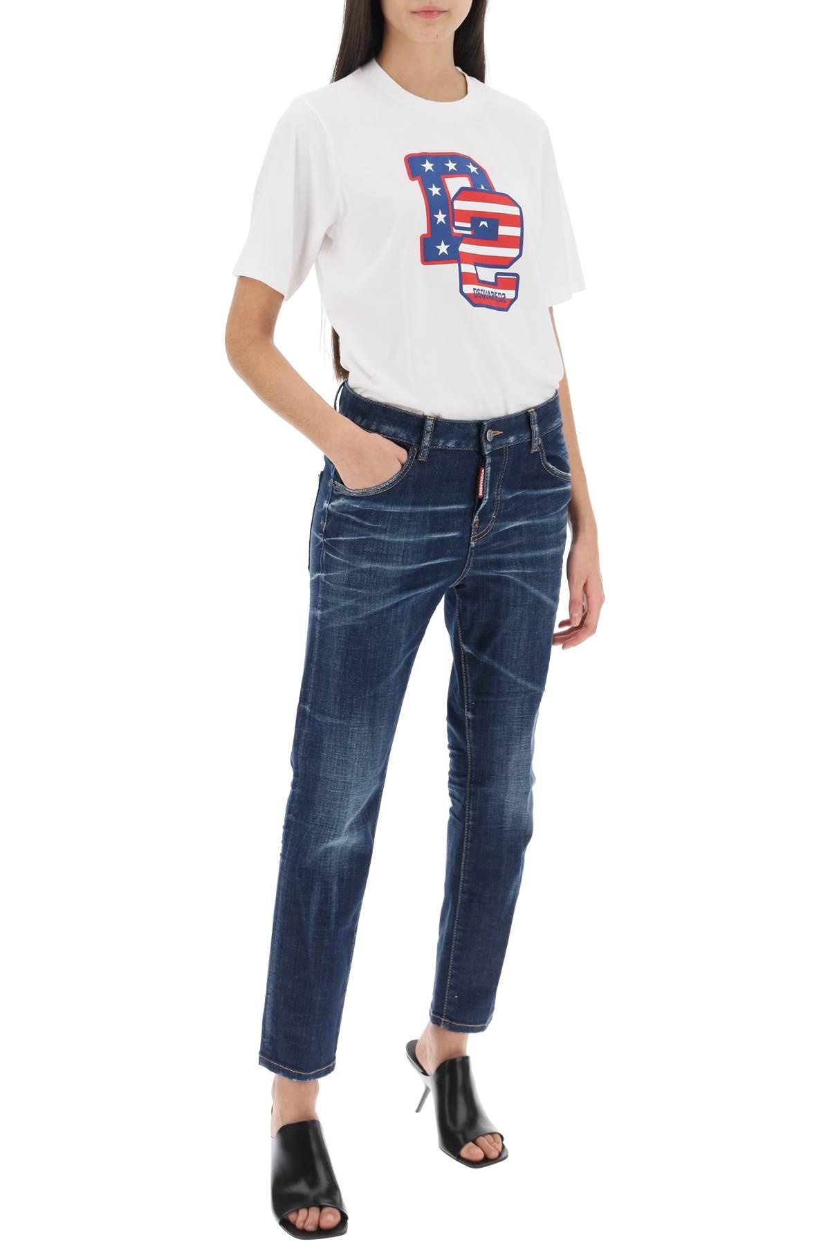 ★Dsquared2★DARK CLEAN WASH COOL GIRL JEANS★ Dark Clean Wash Cool Girl Jeans