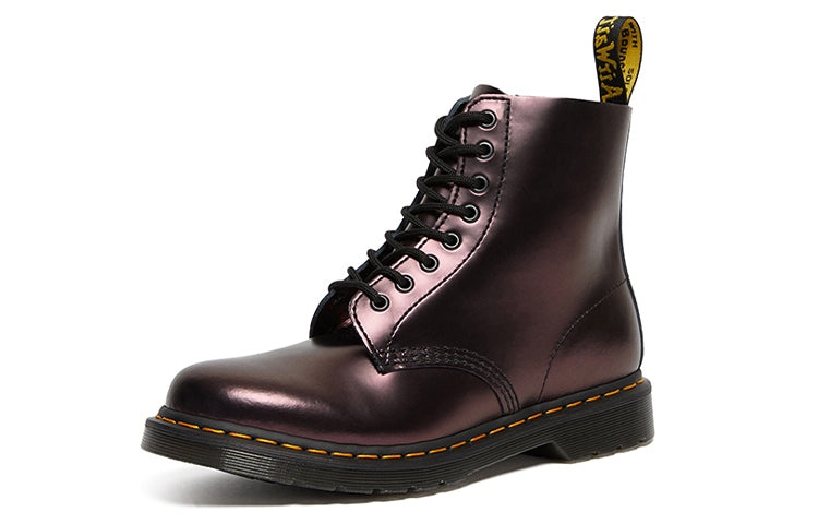 Dr.Martens 1460 Pascal Chroma Metallic Leather Boots 'Cherry Red' 26233602 - 2