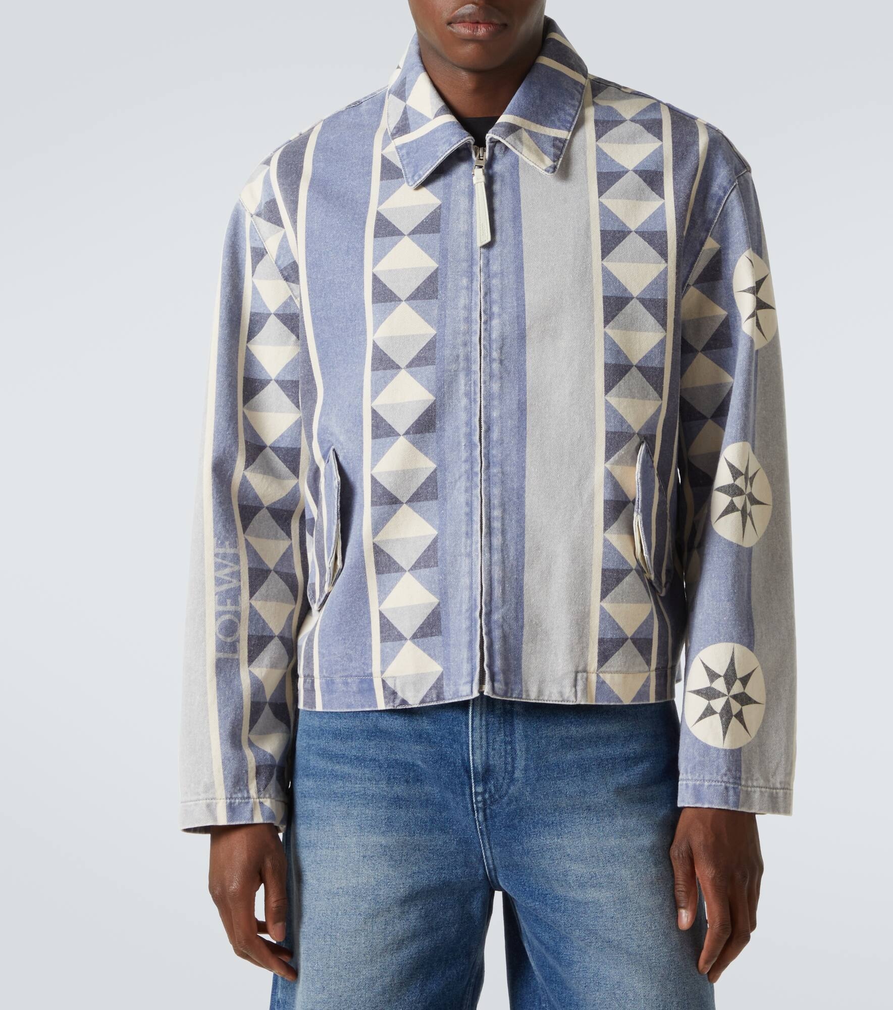 Paula's Ibiza printed denim blouson - 3