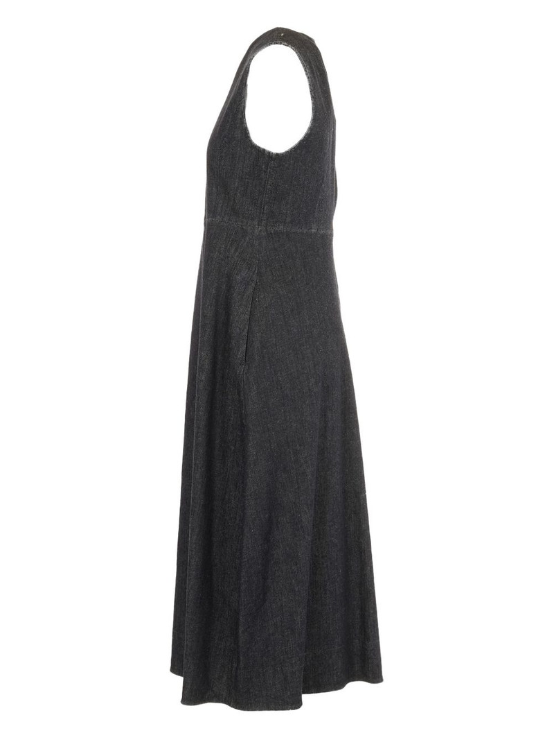 'S Max Mara V-neck sleeveless midi dress outlook