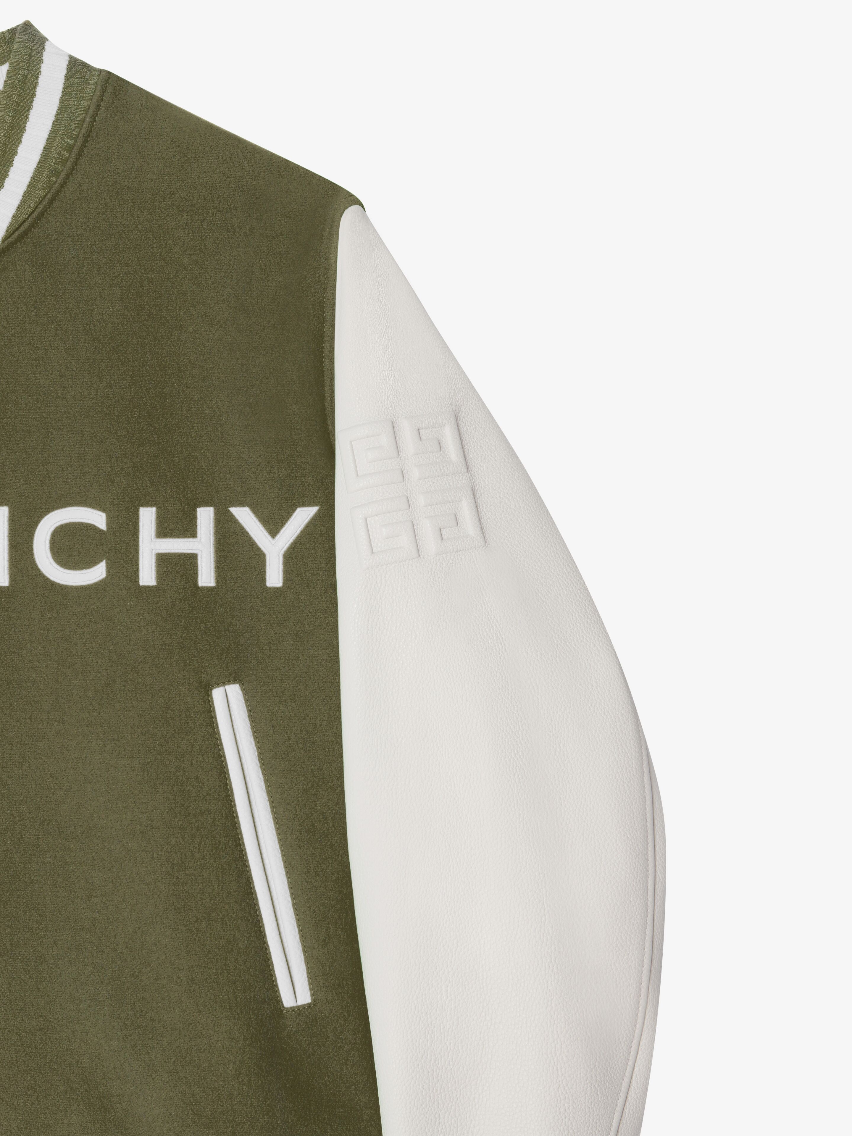 GIVENCHY VARSITY JACKET IN WOOL AND LEATHER - 5