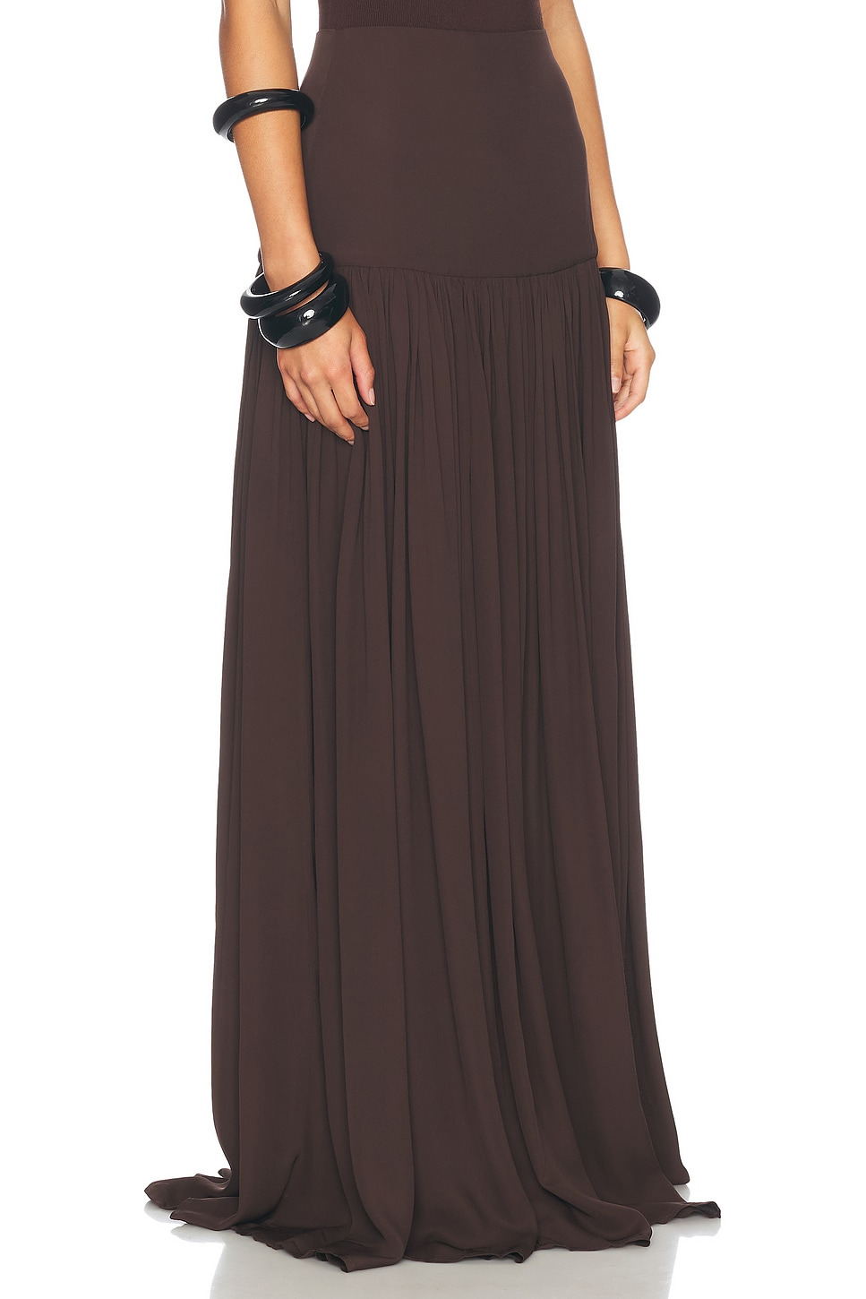 Diaphanous Maxi Skirt - 2