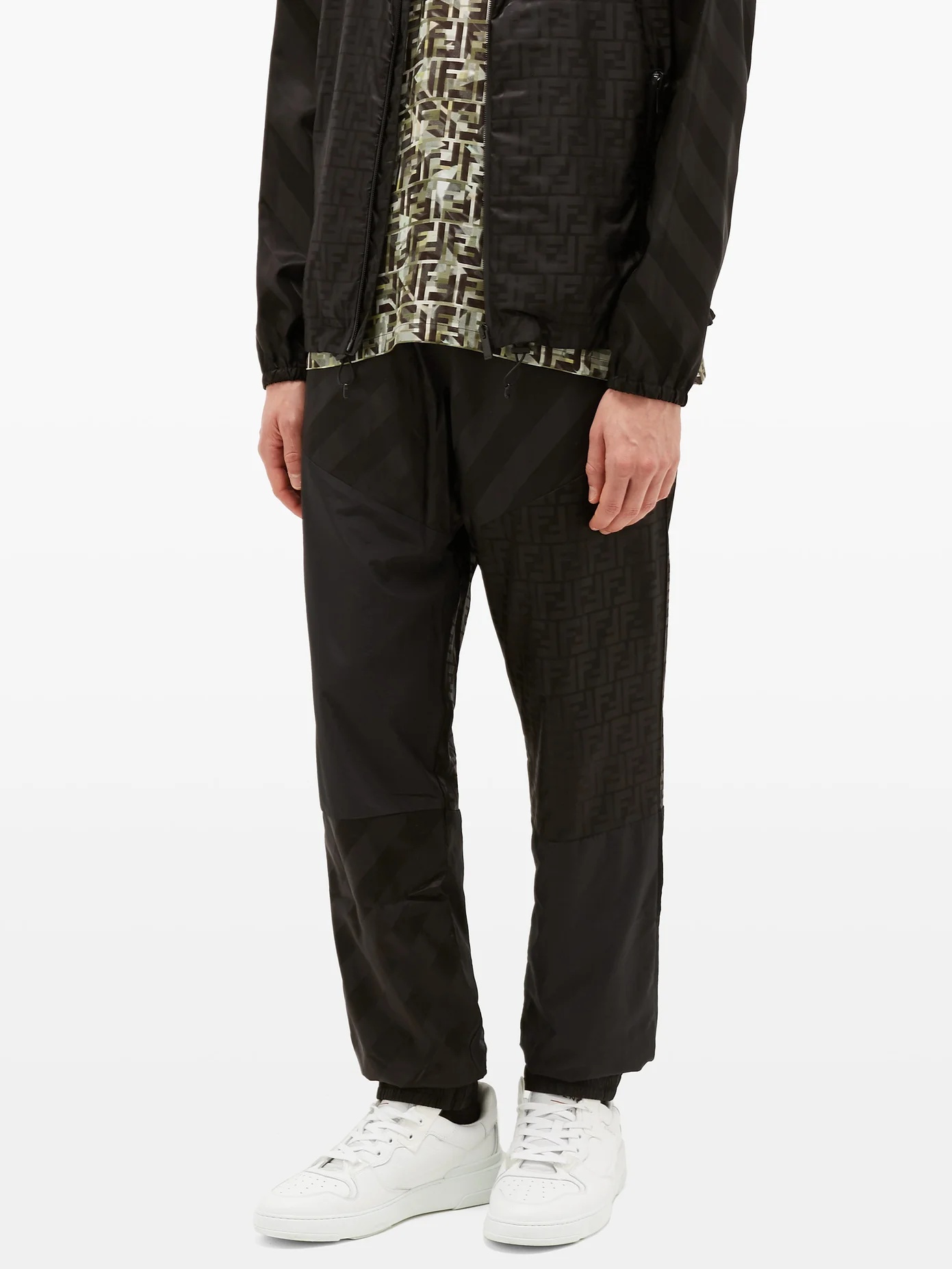 FF-logo technical-shell track pants - 6