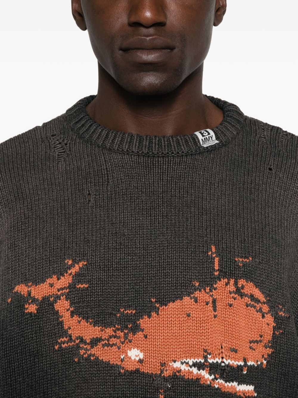 whale intarsia-knit sweater - 5